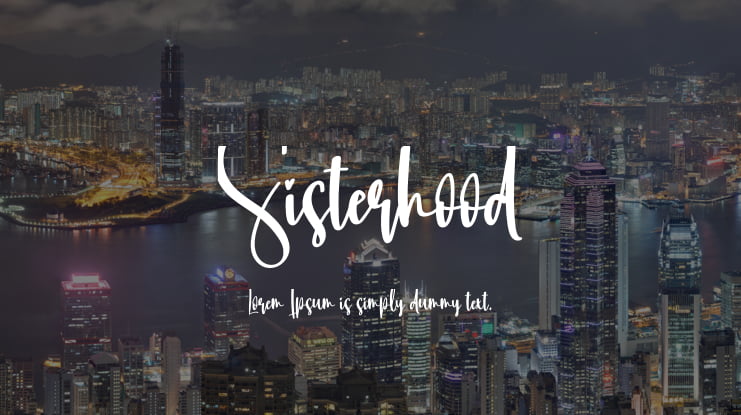Sisterhood Font