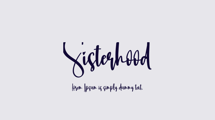 Sisterhood Font