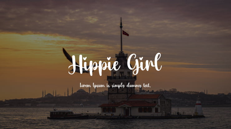 Hippie Girl Font