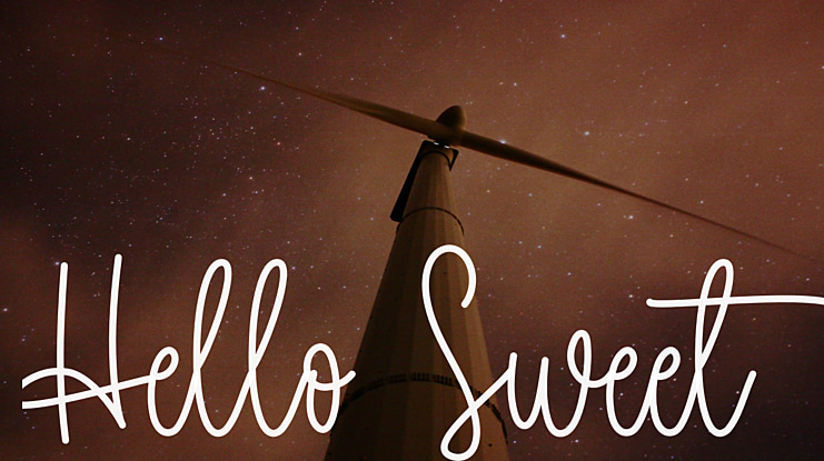 Hello Sweet Font