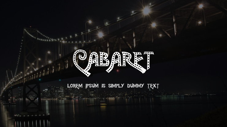 CABARET Font