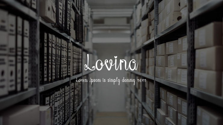 Lovina Font