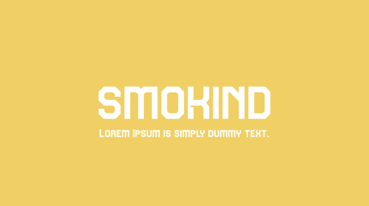 SMOKIND Font