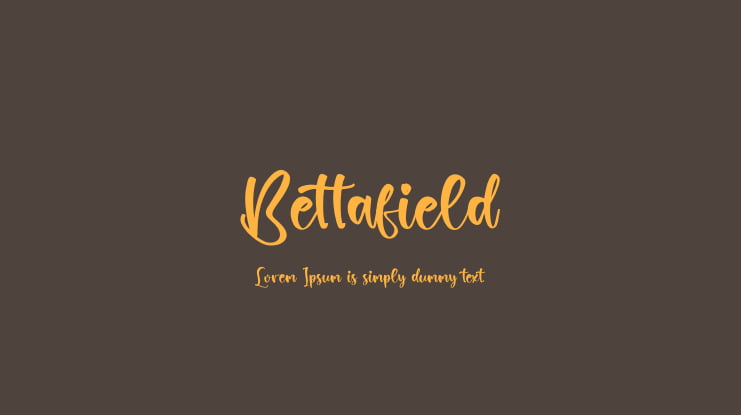 Bettafield Font