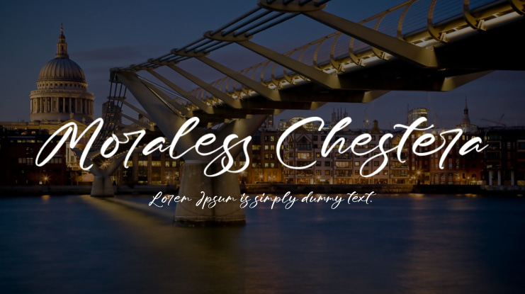 Moraless Chestera Font