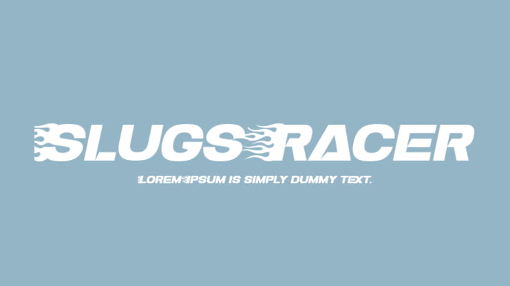 Slugs Racer Font