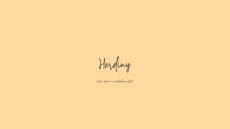 Herdiny Font