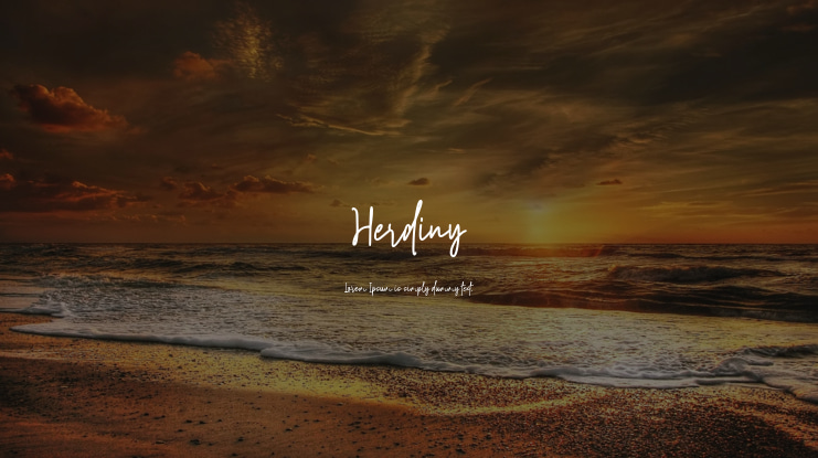 Herdiny Font