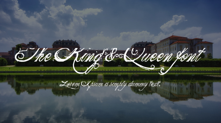 The King & Queen font