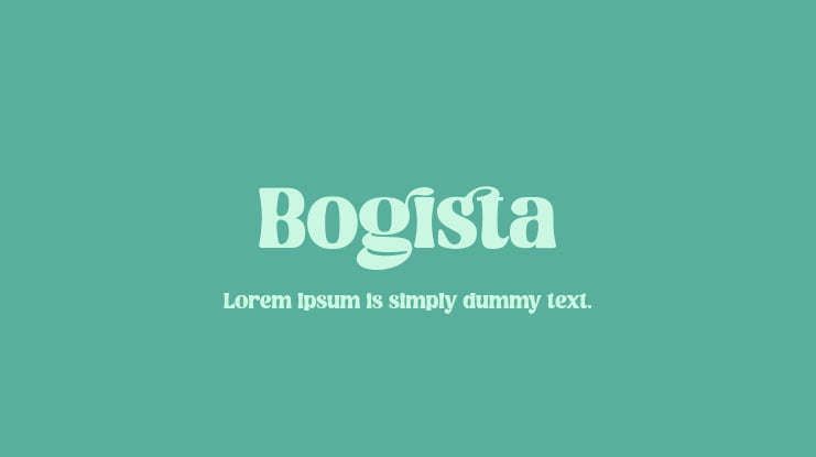 Bogista Font
