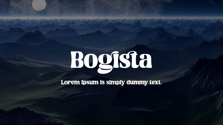 Bogista Font