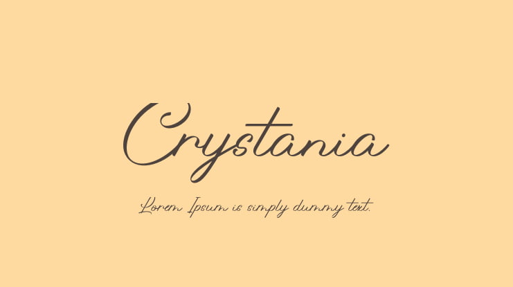 Crystania Font