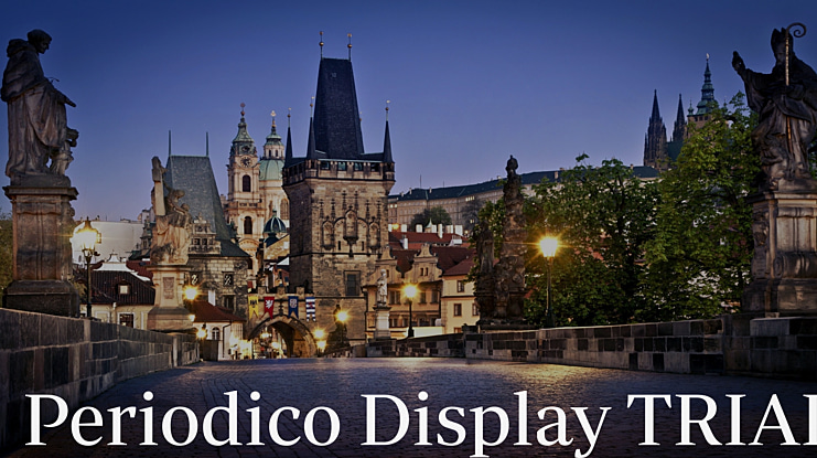 Periodico Display TRIAL Font Family