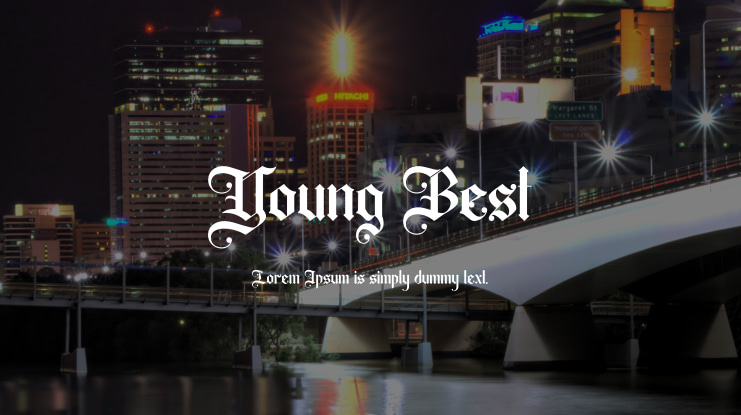 Young Best Font