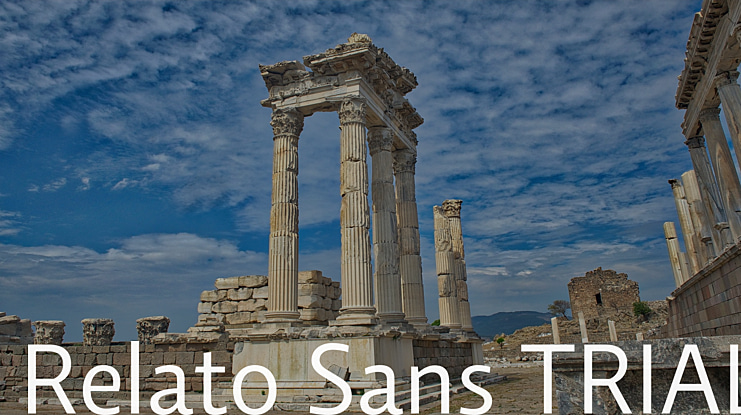 Relato Sans TRIAL Font Family
