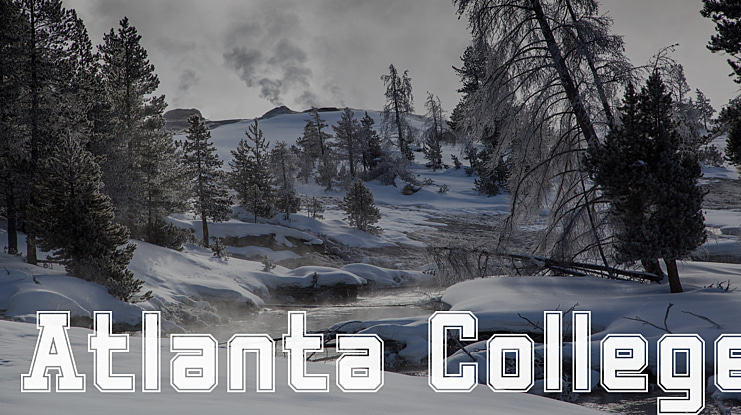 Atlanta College Font