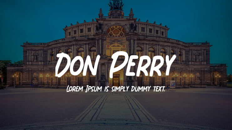 Don Perry Font