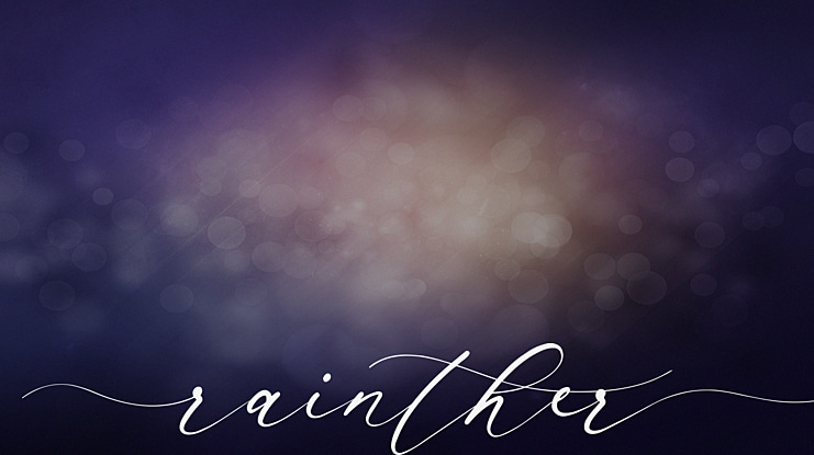 Rainther Font
