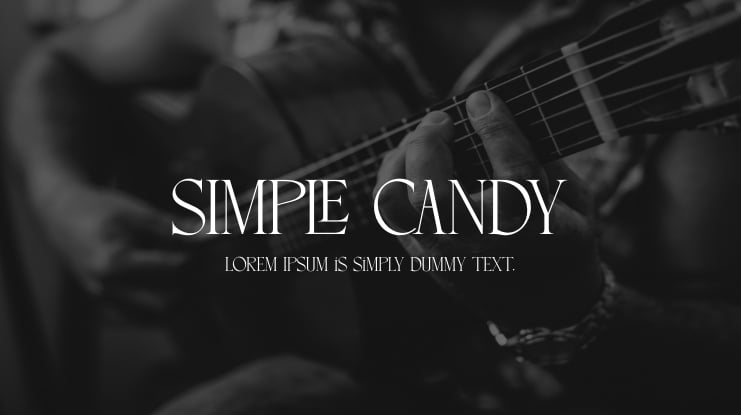 SIMPLE CANDY Font