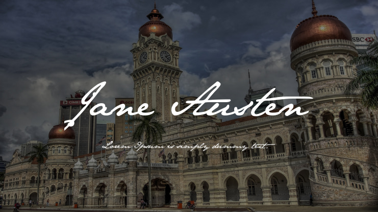 Jane Austen Font