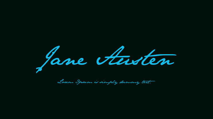 Jane Austen Font