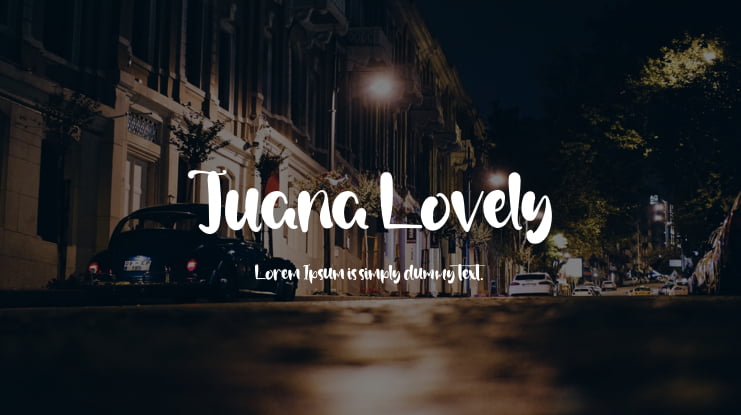 Juana Lovely Font