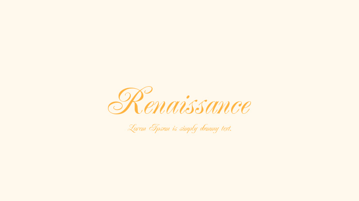 Renaissance Font