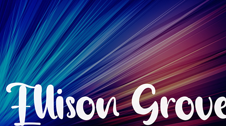 Ellison Grove Font
