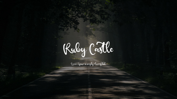 Ruby Castle Font