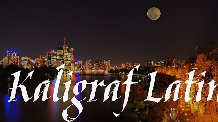 Kaligraf Latin Font