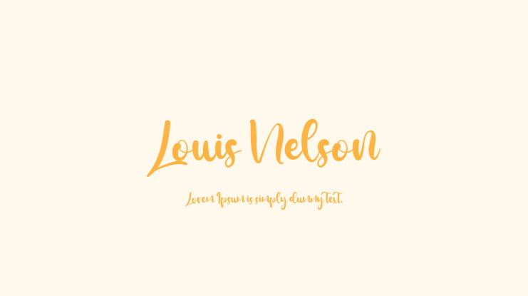 Louis Nelson Font