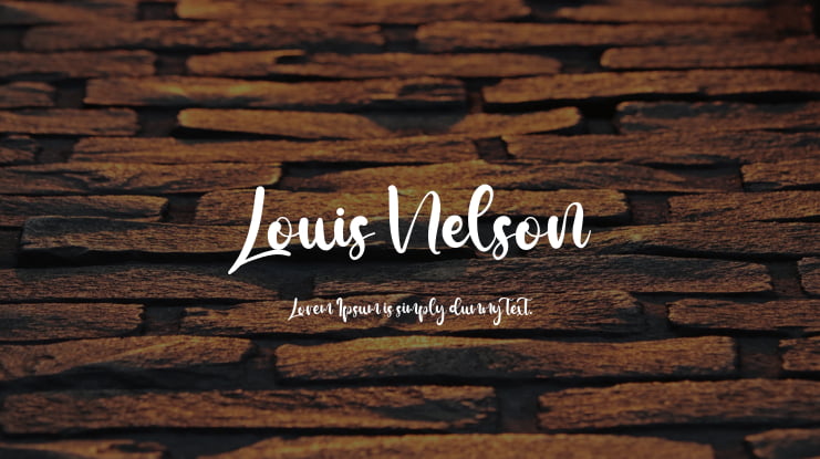 Louis Nelson Font