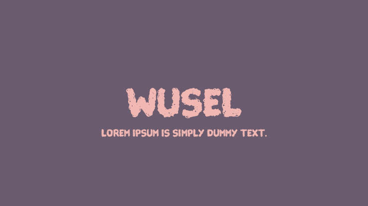 Wusel Font