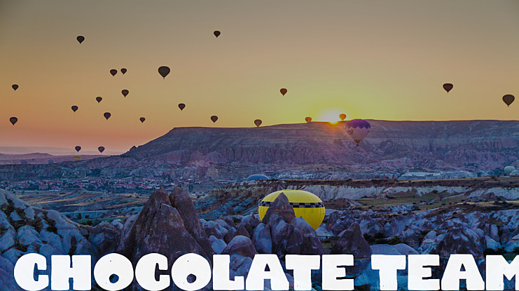 Chocolate Team Font