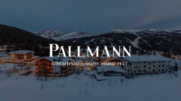 Pallmann Font