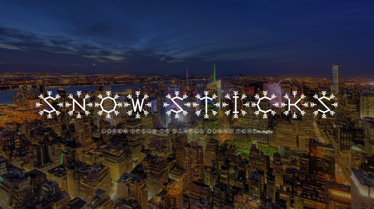 Snow Sticks Font Family