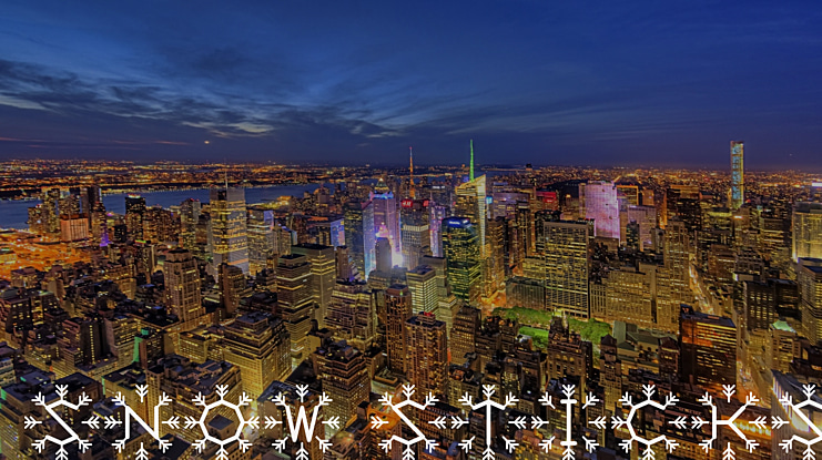 Snow Sticks Font Family