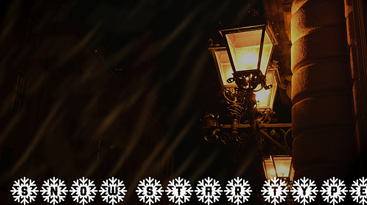 Snow Star Type Font