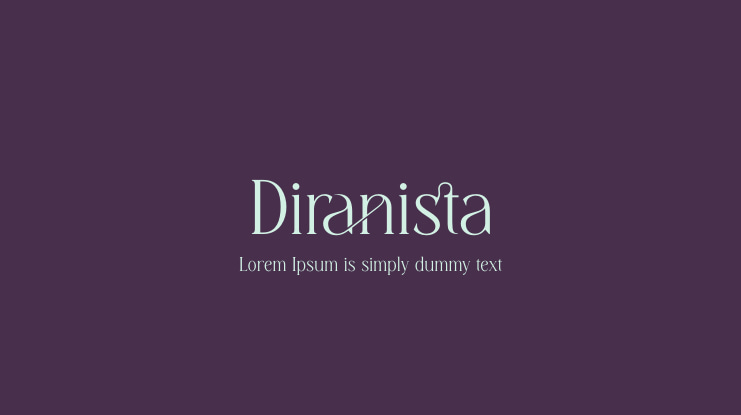 Diranista Font
