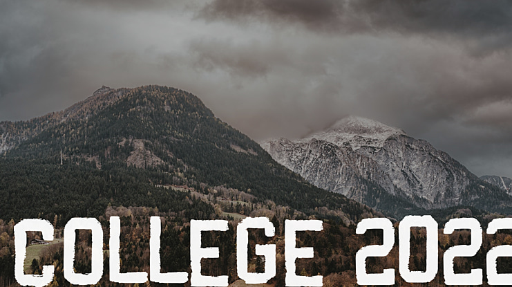 College 2022 Font