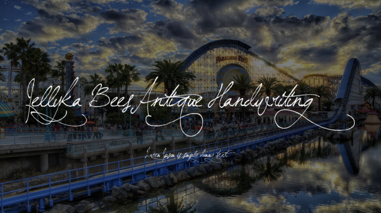 Jellyka BeesAntique Handwriting Font
