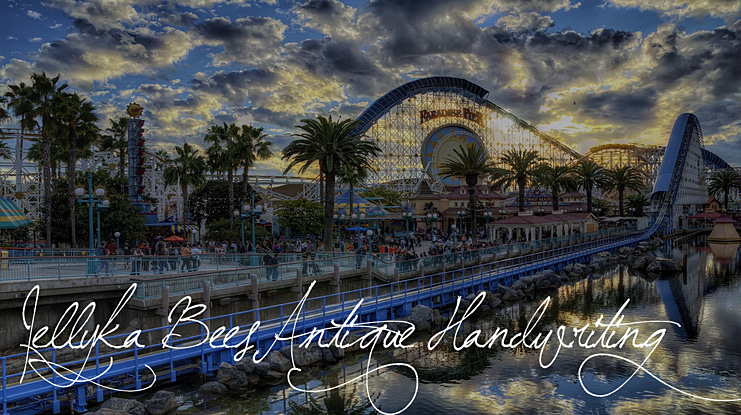 Jellyka BeesAntique Handwriting Font