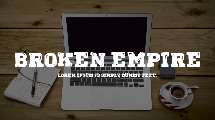 Broken Empire Font