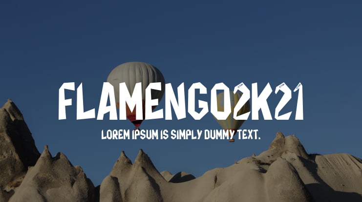 FLAMENGO2K21 Font