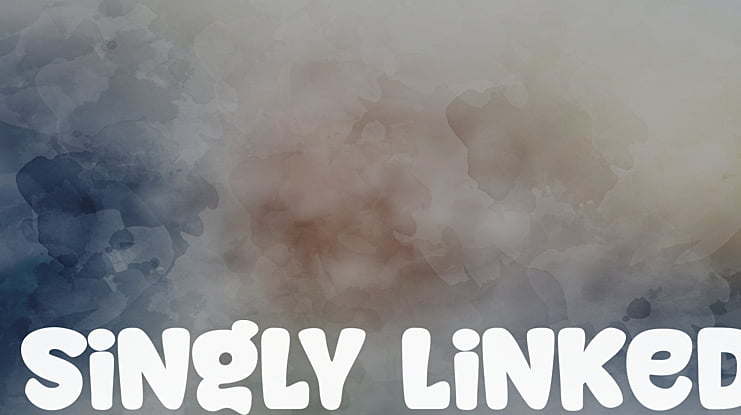 Singly Linked Font