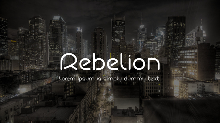 Rebelion Font