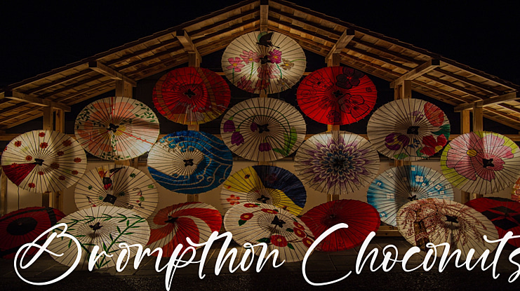 Brompthon Choconuts Font