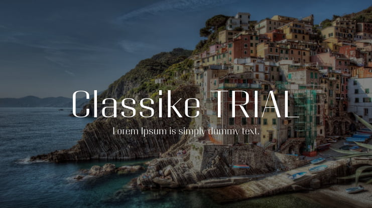 Classike TRIAL Font Family