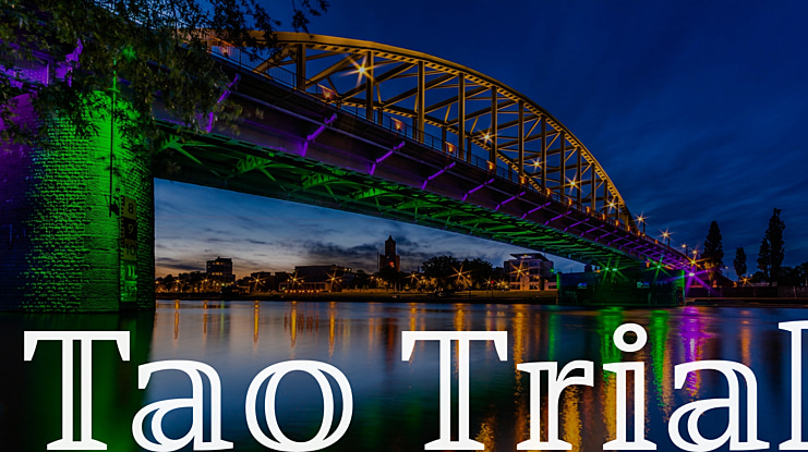Tao Trial Font Family