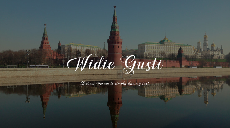 Widie Gusti Font